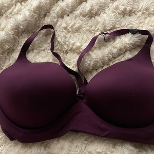 Victoria’s Secret wireless lounge bra. Wine purple color. 38d